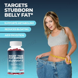 Amaz Private Label Night Time Fat Burner <strong>Gummies</strong> <strong>Weight</strong> <strong>Loss</strong> for Women Men Fat Burner with Green Tea Green Coffee Bean 60 Gummie - Product Image 5