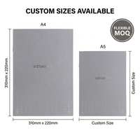 Dossier de présentation A4 gris mat de luxe avec découpe en feuille d'argent et logo personnalisé Oufei, pochette, impression OEM, Chine Fujian, personnalisable