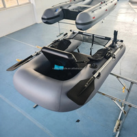 Bateau gonflable léger pour la pêche à la mouche, flotteur pour une personne