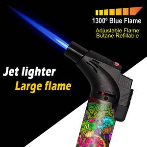 Nouvelle promotion d'usine, briquet à gaz rechargeable en plastique personnalisé, coupe-vent, avec un design durable pour le camping et l'extérieur - Product Image 2