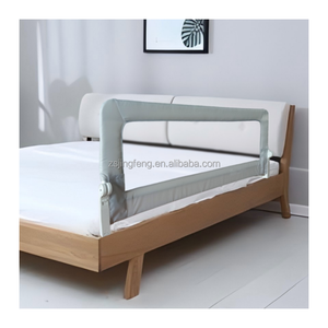 Metal Infant Fence No Corner Safety Baby <strong>Bed</strong> Rail <strong>Guard</strong> Full Size <strong>Travelling</strong> Kids <strong>Bed</strong> Rail Folding <strong>Bed</strong> Rail for Toddlers Bedrail - Product Image 4