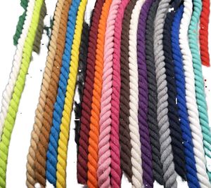 Cordon en coton 100 % écologique haute ténacité, 12 mm d'épaisseur, torsadé à trois brins, pour chaussures, sacs, vêtements et articles ménagers – Vente en gros - Product Image 3