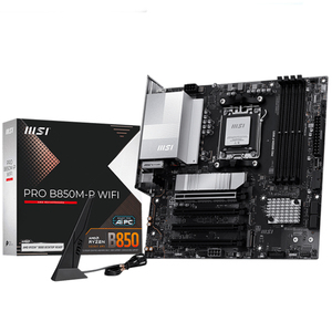 MSI PRO B850M-A WiFi m-ATXマザーボードサポート<span class=keywords><strong>AMD</strong></span> Ryzen 9000/8000/7000プロセッサ (PRO B850M-P WIFI) - Product Image 3