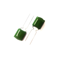 Condensateurs en ligne en polyester vert CL11 en gros, film polyester Mylar, 100V 250V 400V 630V 102J 104J 222J 474J 683J