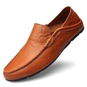 New Men Casual <strong>Leather</strong> <strong>Shoes</strong> Comfortable Breathable <strong>Slip</strong> <strong>on</strong> Soft Non-<strong>slip</strong> Loafers - Product Image 2