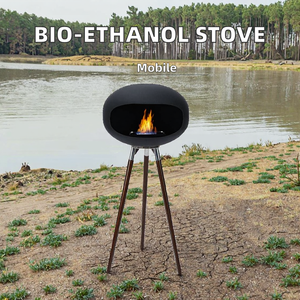 <span class=keywords><strong>Chimenea</strong></span> de <span class=keywords><strong>Bioetanol</strong></span>, Quemador de Alcohol, <span class=keywords><strong>Chimenea</strong></span> de <span class=keywords><strong>Bioetanol</strong></span> Independiente con Trípode, <span class=keywords><strong>Chimenea</strong></span> con Quemador Integrado para Uso en Interiores - Product Image 5
