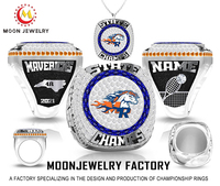 Ensemble bague et collier de champion personnalisés, directement de l'usine, conception gratuite, pour la lutte, le lacrosse et l'athlétisme