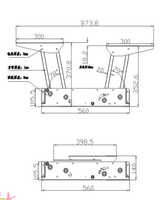 Mécanisme de levage de meubles en acier moderne SINOHARD pour table basse pliante