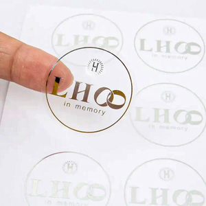 Autocollant adhésif rond en vinyle imperméable personnalisé, étiquette de produit alimentaire, impression personnalisée en feuille d'or, autocollant avec <span class=keywords><strong>code</strong></span> QR - Product Image 5
