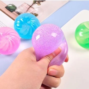 Juguete Antiestrés Creativo de Cristal con Forma de Bollo, Juguete Sensorial de Simulación de Bollo para Apretar, Juguete de Descompresión - Product Image 1