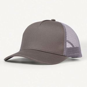 Gorra de Béisbol Trucker de 5 Paneles de Gamuza para Hombre con Logotipo Personalizado, Malla y Parche Bordado - Product Image 4