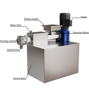 Extrudeuse à savon en acier inoxydable, écologique, sans odeur, machine à mouler les barres de savon, équipement de fabrication de savon commercial et industriel - Product Image 6