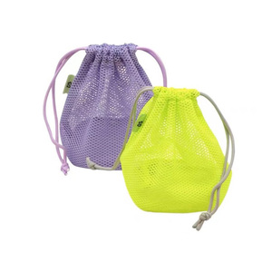 Moda artículos de Compras de moda embalaje artículos de viaje para el hogar organizador de almacenamiento de malla de fondo redondo bolsas con cordón - Product Image 3