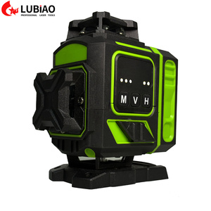Nivel Láser de 16 Líneas 4D con Haz Verde, Autonivelante, Alta Precisión, Líneas Cruzadas Verticales y Horizontales, con Herramienta Recargable - Product Image 2