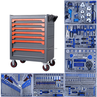 Coffret à outils 7 tiroirs, 424 pièces, kit d'outils pour atelier automobile, armoire en acier, chariot à outils industriel, chariot à outils pas cher
