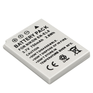 ชุดแบตเตอรี่กล้องดิจิตอล EN-EL8 750mAh 3.7V สำหรับ Nikon COOLPIX S1 <span class=keywords><strong>S2</strong></span> S3ลิเธียมไอออนชาร์จได้ - Product Image 3