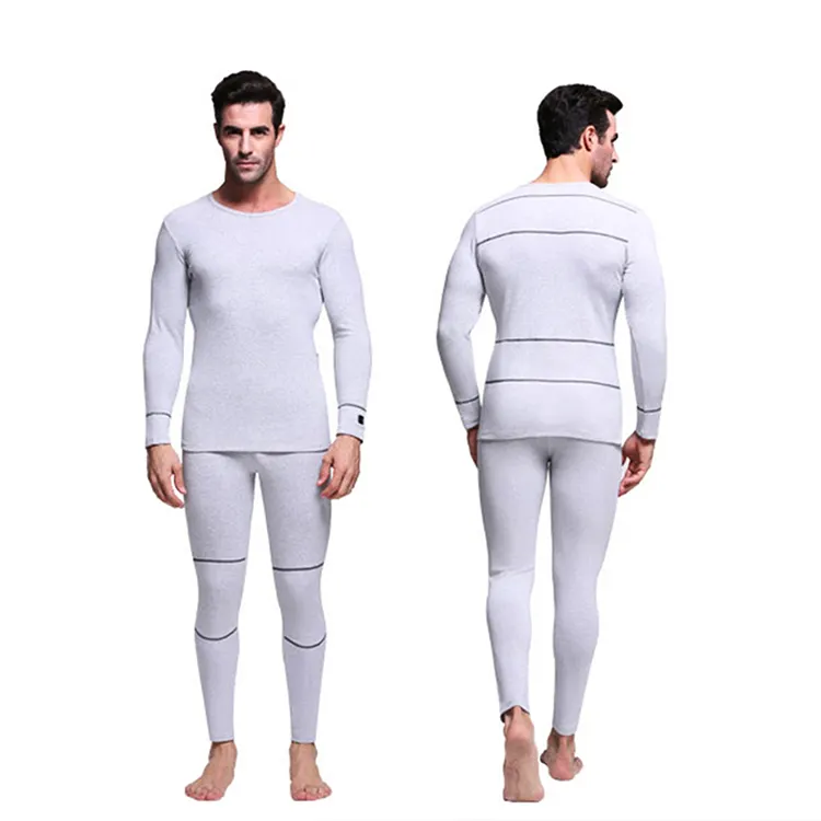 Warm Clothing Battery Powered Operated Underwear Electric Mens Thermal Heated Long Underwear Best Long Johns Thermals for Men