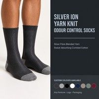 Kaos Kaki Olahraga Pria Berbantalan Tebal dengan Kantong di Tumit, Kaos Kaki Atletik untuk Seragam Tim (Harga Grosir)