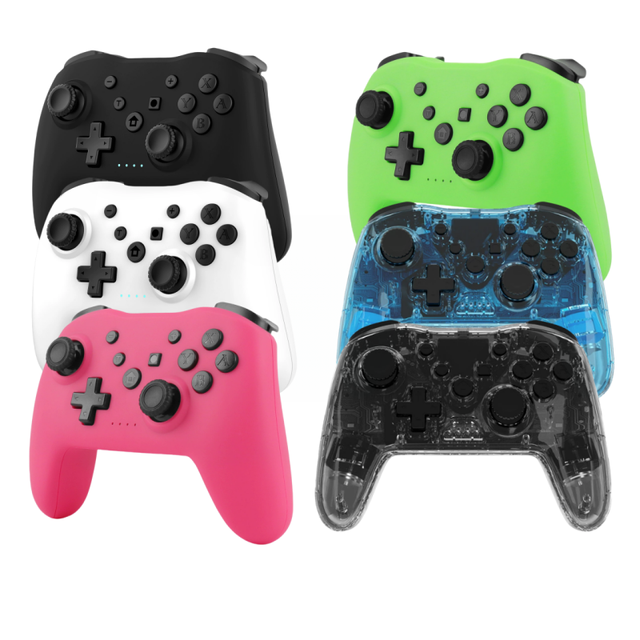 High Quality Wireless Gaming Controller with RGB Lighting Dual Motor Vibration Gamepad for and / Console Gamepad