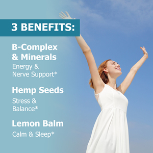 Capsules de Suppléments Anti-Stress en Gros : Mélange Exclusif et Équilibre Magnésium, Réduction du Stress et des Niveaux de Cortisol, Vitamine B - Product Image 4