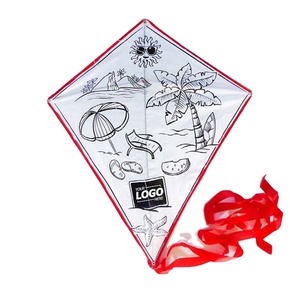 Cometas Personalizadas Ecológicas con Impresión de un Solo Color, Cometas Creativas con Diseño de Diamante para Padres e Hijos, Cometas Promocionales Únicas con Logotipo para Eventos - Product Image 3