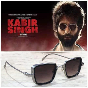 Gafas de sol Kabirsingh para hombre, montura metálica negra, lentes de PC UV400, gafas de sol de clase 2 para conducir, viajar, moda - Product Image 4