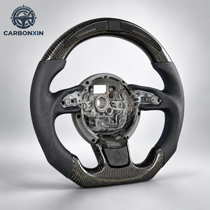 Volant en fibre de carbone forgé pour Audi A4 A4L B7 A6L C6 A3 8P Sportback TT 8N MK1 Rs7 Rs5 S3 B9 A7 8v S4 B9 B8 S5 Rs6 R8 - Product Image 1