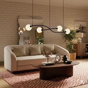 Sofá moderno de lujo de madera maciza de Sheesham, elegante para la sala de estar, cómodo, duradero y perfecto para el hogar familiar. - Product Image 1