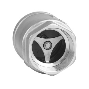 Stainless Steel Industrial Manual Non-Return Vertical Lift Soft <b>Seal</b> Threaded Check Valve for Water - Product Image 2