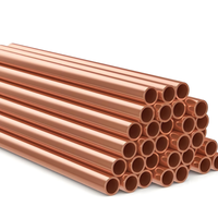 Tube de cuivre déformé / Tube de cuivre ovale pour échangeur de chaleur / Tube de cuivre de forme spéciale, usine chinoise