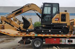 Excavatrice compacte SY75C avec bras à longue portée de 7 m excelle dans les travaux de construction municipale complexes - Product Image 1