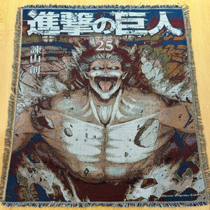 Anime <span class=keywords><strong>Demon</strong></span> Tissé Jacquard Tapisserie Tassel Couverture pour la Décoration de la Maison - Product Image 2