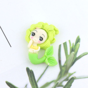 Đại Dương Nàng Tiên Cá Công Chúa Vá Tự Làm Kem Keo Phụ Kiện Kẹp Tóc Cave Giày 3D Nhà Máy Outlet - Product Image 2