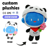 Jouets en peluche en coton écologiques personnalisés, CE OEM, peluches d'anime en gros, concevez votre propre jouet, animaux en peluche personnalisés, poupée en peluche