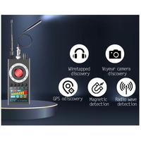 Detector de Cámaras Ocultas Antiespía K19, Detector de Señales Inalámbricas RF, GSM, Micrófonos Ocultos, Rastreadores GPS, Detector de Dispositivos de Espionaje