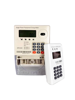 Compteur d'électricité intelligent prépayé monophasé compatible GPRS LoRaWAN STS IEC AMI avec écran LCD, précision de classe 1.0, courant maximal de 100A