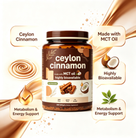 Gélules à marque privée OEM Cannelle de Ceylan avec huile MCT pour le soutien métabolique et l'équilibre quotidien