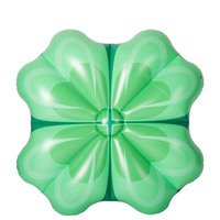 B03 F Nouveau design personnalisé, flotteur gonflable en PVC en forme de trèfle à quatre feuilles, accessoires de piscine, chaises longues pour la natation