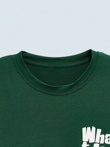 Camiseta casual de manga corta con estampado facial para hombre, personalizable para el verano, unisex. F10 - Product Image 3