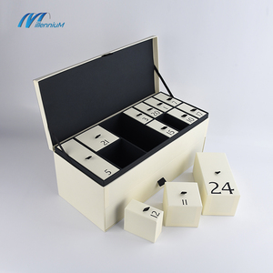 Embalaje Caja de papel de regalo <span class=keywords><strong>Calendario</strong></span> vacío personalizado Caja de Adviento Cajón Caja de embalaje con logotipo - Product Image 2