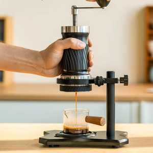 Machine à expresso portable 12 bars, cafetière manuelle en acier inoxydable, pour voyage en extérieur, 3 en 1, compatible capsules et <span class=keywords><strong>dosettes</strong></span> - Product Image 1