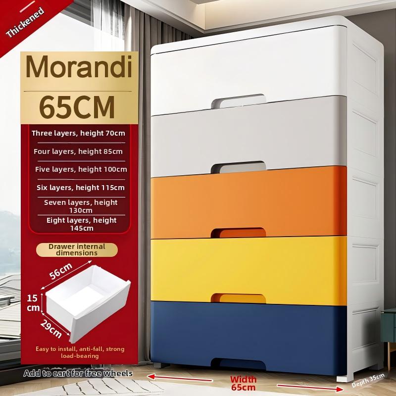 Gabinete grande de 65 cm - Cajones de ancho completo - Morandi