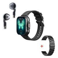 Jam Tangan Pintar TWsS 2-ln-1 Headset Layar Sentuh Penuh 2-inci Panggilan Musik Gerakan