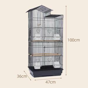 47x36x100cm grande rete metallica giapponese canarino gabbie per uccelli - Product Image 3