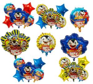 BeLY Y BeTo boy-Globo de película de aluminio con forma especial para niños, dibujos animados, fiesta de cumpleaños, venta al por mayor - Product Image 2