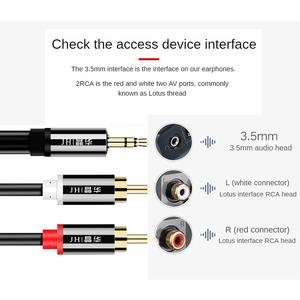 Cable Divisor en Y Estéreo <span class=keywords><strong>Auxiliar</strong></span> de Audio de 3.5mm <span class=keywords><strong>a</strong></span> Doble <span class=keywords><strong>RCA</strong></span>, Macho <span class=keywords><strong>a</strong></span> Doble <span class=keywords><strong>RCA</strong></span>, en Stock de Fábrica - Product Image 5