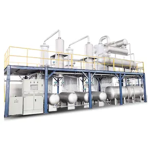 high recovery rate diesel distillation machine engine motor waste oil recycling plant