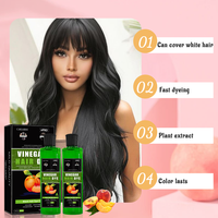 CAIGAIBAI Vente en gros – Gel colorant capillaire naturel à l'extrait de fruits, noir et brun foncé, 500 ml*2 – Meilleures ventes, prix usine abordable