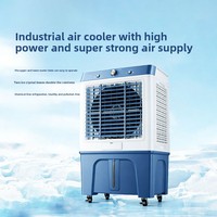 Nuevo Diseño de Enfriador de Aire Eléctrico Portátil, Aire Acondicionado Personal Evaporativo Móvil con Soporte para Uso en Garaje, Exteriores y Autocaravanas