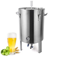60L Tangki Fermentasi Bir Kerucut Buatan Rumah Peralatan Pembuatan Bir Rumah Anggur Stainless Steel